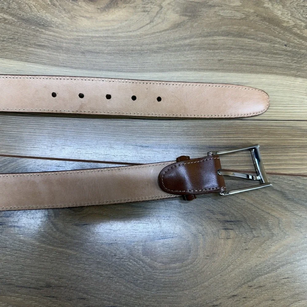 Martin Dingman Mens Belt Size 40/100 Genuine Coachman Leather Business Dress